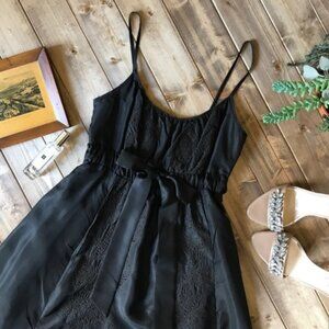 Banana Republic Black Lace Cami Dress